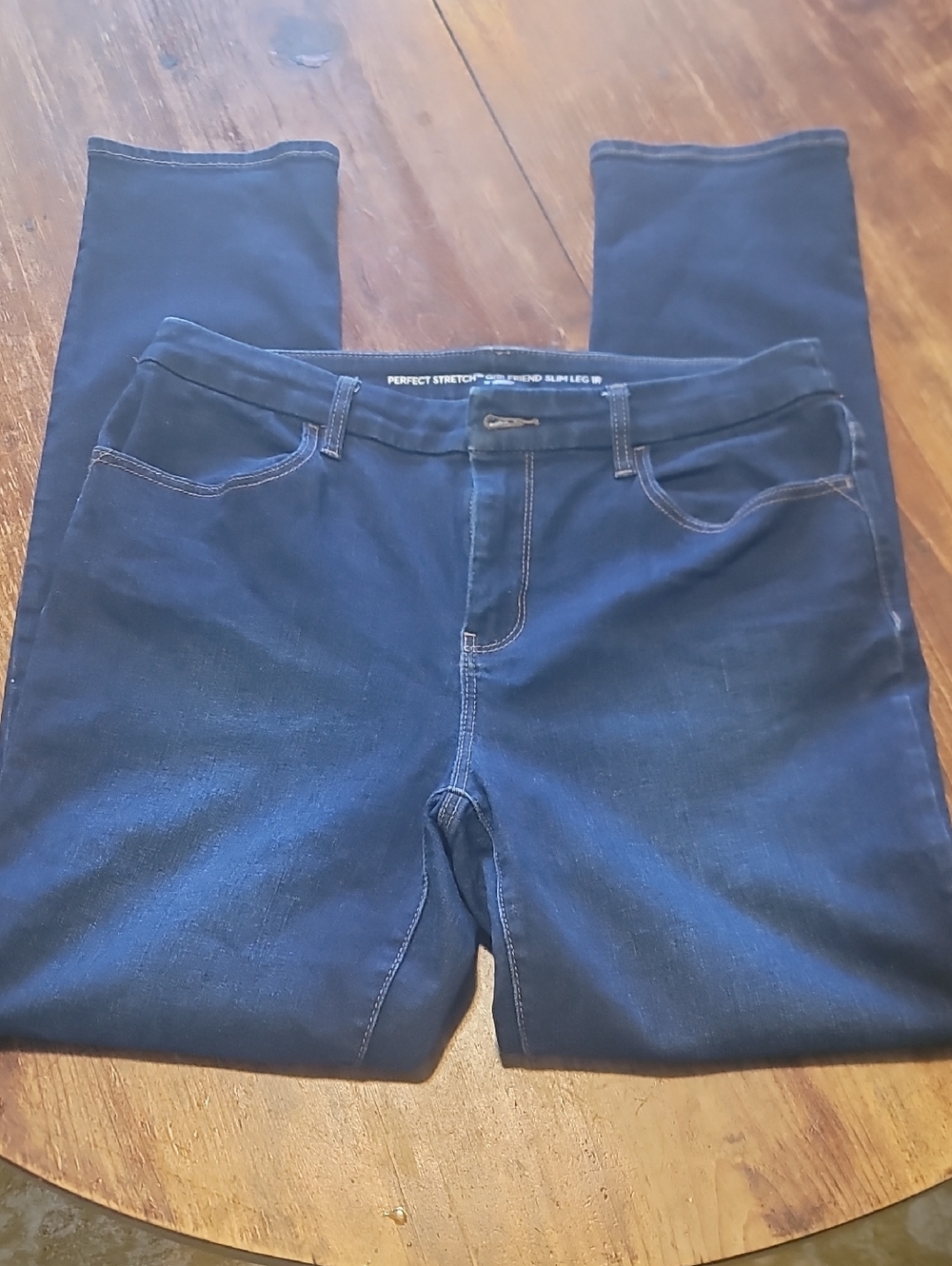 Chico's Dark Blue Slim Stretch Jeggings